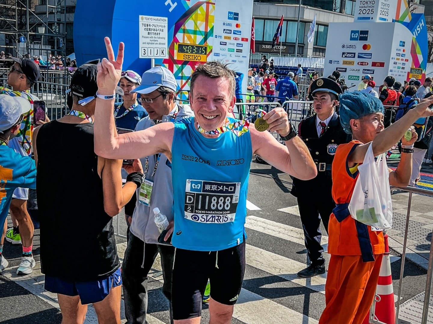 Knut Bøvre løp Tokyo Marathon - igjen
